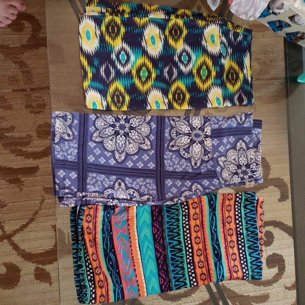 Three mini skirts